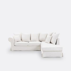 LA REDOUTE INTERIEURS Hoekbank, Bultex, dik linnen, Adélia