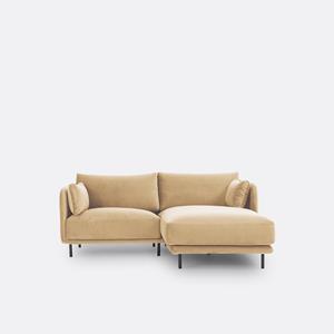 LA REDOUTE INTERIEURS Compacte rechthoekige bank, fluweel Victor