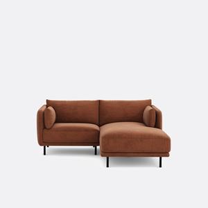 LA REDOUTE INTERIEURS Compacte rechthoekige bank, stof met structuur Victor