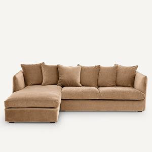 AM.PM Hoekbank stonewashed fluweel, Neo Chiquito