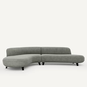 AM.PM Hoekbank stonewashed fluweel, Rosebury