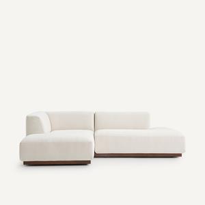 AM.PM Linker hoekbank chenille fluweel, Jacopo