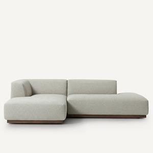 AM.PM Linkse hoekbank XL getextureerd viscose linnen, Jacopo