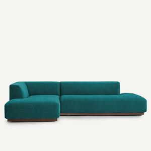 AM.PM Linker hoekbank XL chenille fluweel, Jacopo