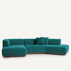AM.PM Open hoekbank in chenille fluweel, Jacopo