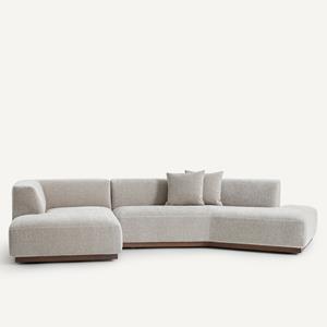 AM.PM Open hoekbank in chenille fluweel, Jacopo