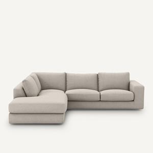 AM.PM Hoekbank, getextureerd viscose/linnen, Skander