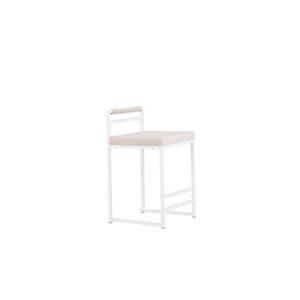 Fjôrd  Barkruk Beige - Velvet - Opelika