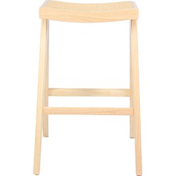 Giga Meubel  Barkruk Naturel - Rotan Zitting - Jules