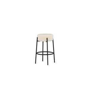 Svea  Soko barkruk 56 cm - boucle - wit