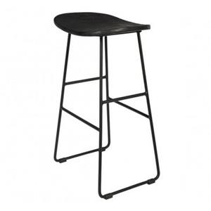 Puur  Trondheim barkruk 62 cm zwart