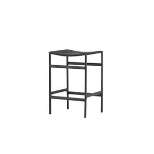 Svea  Polsty barkruk 63 cm - rattan - zwart