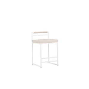 Svea  Pano barkruk 58 cm - velvet - beige