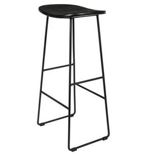 Puur  Trondheim barkruk 76 cm zwart