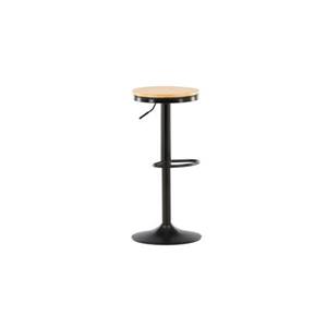 Fjôrd  Barkruk Zwart Eikenlook - MDF - Conway - Set van 2