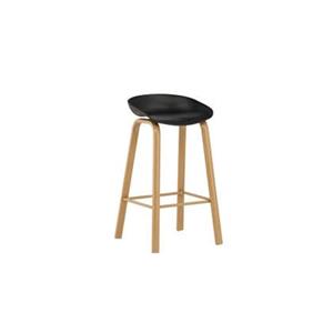 Fjôrd  Barkruk Zwart - Kunststof - Decateur - Set van 2