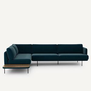 AM.PM Hoekbank in fluweel, Antoine design E. Gallina