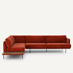 AM.PM Hoekbank in fluweel, Antoine design E. Gallina