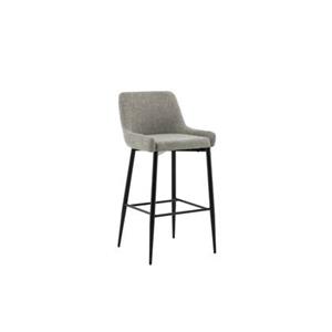 Fjôrd  Barkruk Beige|Zwart - Linnen - Plaza - Set van 2