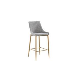 Fjôrd  Barkruk Lichtgrijs|Naturel - Linnen - Plaza - Set van 2