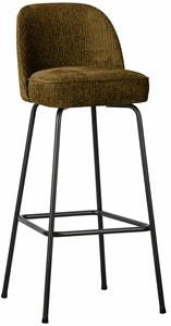 BePureHome Vogue Barkruk H 103 cm - Polyester - Brass