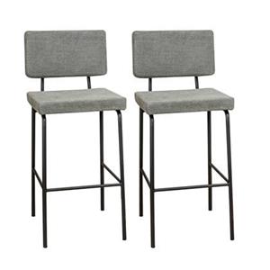 Bronx71 Scandinavische barkruk Espen groen gerecyclede stof 64-77 cm -