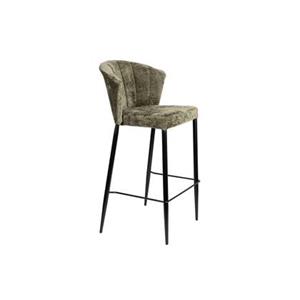 Dutchbone Georgia Kruk Counter| Barkruk Green - Set van 2 - Groen