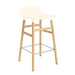 Normann Copenhagen Form Barkruk Low 65 cm - Eiken - Crème