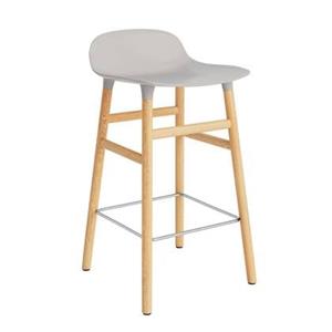 Normann Copenhagen Form Barkruk Low 65 cm - Eiken - Warm Grijs