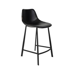 Dutchbone Franky Barkruk Zwart 65 cm - Set van 2