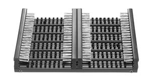 Vloerglijders HAMAT Fantastic Bootscraper XXL voetenveger - Zwart - 29 x 39 cm