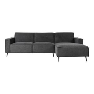By fonQ Bo Hoekbank met Chaise Longue Rechts - Linnen - Antraciet