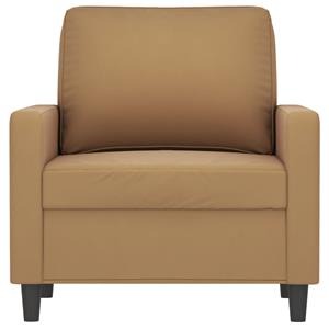 vidaXL Fauteuil 60 cm fluweel bruin
