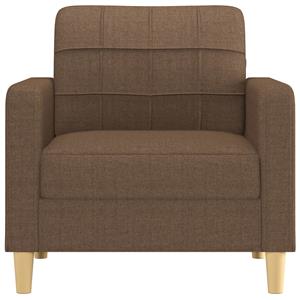 vidaXL Fauteuil 60 cm stof bruin