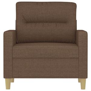 vidaXL Fauteuil 60 cm stof bruin