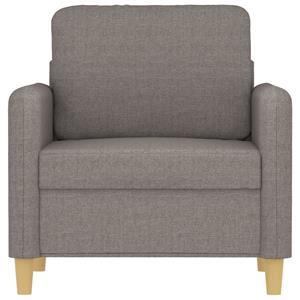 vidaXL Fauteuil 60 cm stof taupe