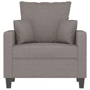 vidaXL Fauteuil 60 cm stof taupe
