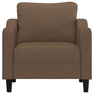 vidaXL Fauteuil 60 cm stof bruin