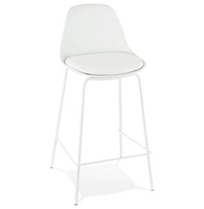 KokoonDesign Barkruk voor kookeiland Escal mini wit