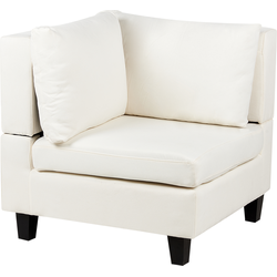 Beliani  UNSTAD - Hoekstuk - Wit - Polyester