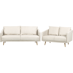 Beliani  MAURA - Woonkamerset - Beige - Polyester