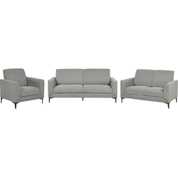 Beliani  FENES - Woonkamerset - Grijs - Polyester