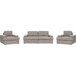 Beliani  ALLA - Bankenset 5-zits - Taupe - Polyester
