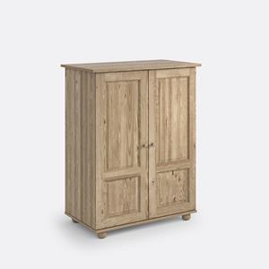 SO'HOME Kast in massief dennenhout, H120 cm, hangkast, Redmond