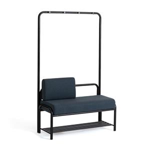 LA REDOUTE INTERIEURS Vestiairebank in staalmetaal, Thomes