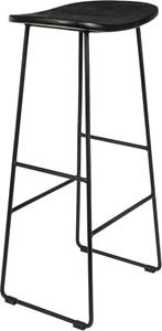 Barstoel Tangle - Black - hoog