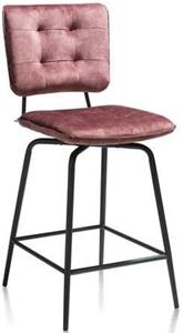 Manou barstoel - burgundy red