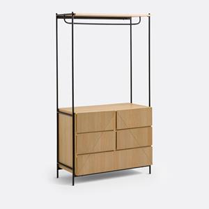 LA REDOUTE INTERIEURS Dressing module, hanggedeelte + 5 lades, Lodge