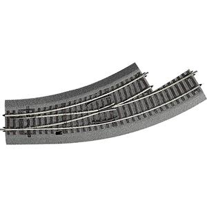 Roco H0 Line (met ballastbed) 42560 Gebogen wissel, Links 1 stuk(s)