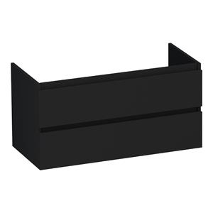 Brauer Joy onderkast 100cm met 2 softclose lades zwart mat